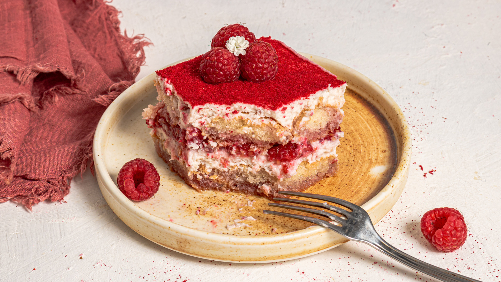 Raspberry And Cream Tiramisu Recipe