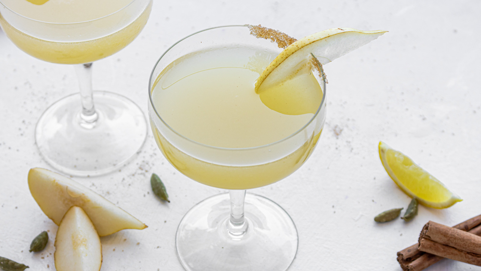 Sugar And Spice Pear Martini Recipe